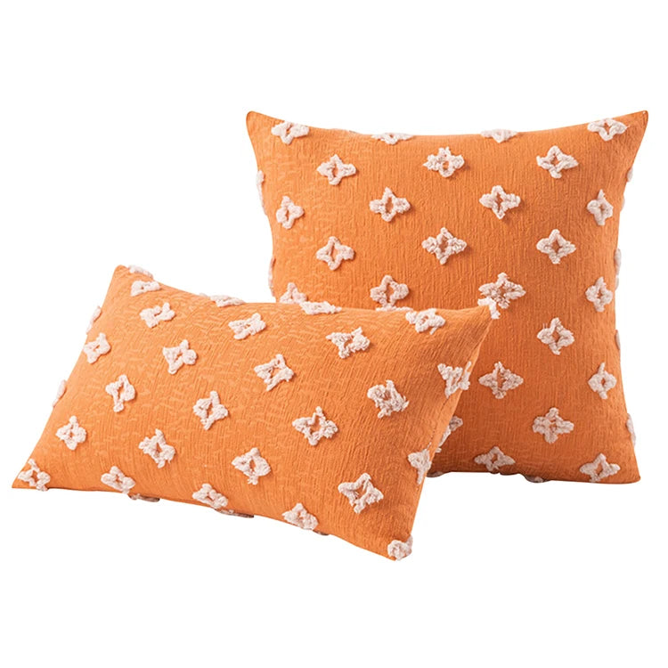 Capa de Almofada Jacquard Geométrica