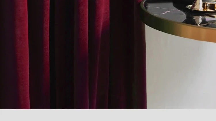 Cortina Veludo Burgundy Imperial