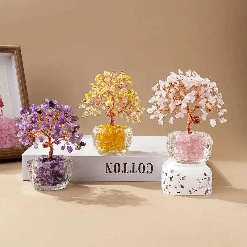 Árvore da Fortuna em Cristais Naturais – Árvore da Vida