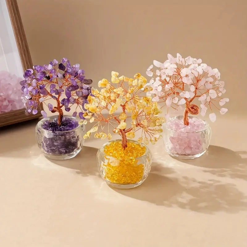 Árvore da Fortuna em Cristais Naturais – Árvore da Vida