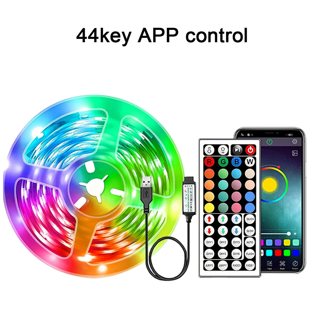 Fita LED RGB Inteligente com App + Controle