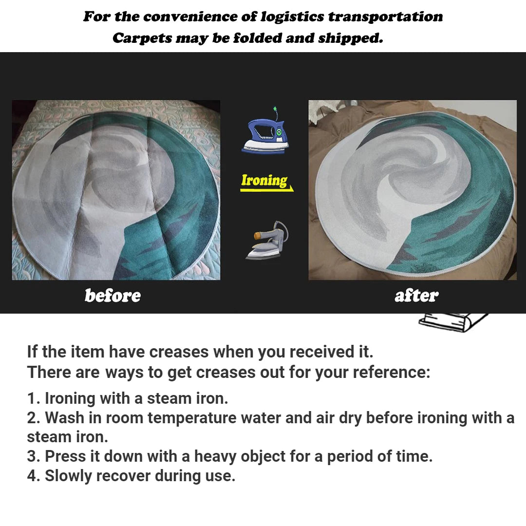 Tapete Moderno Geométrico Colorido para Sala – Antiderrapante e Lavável