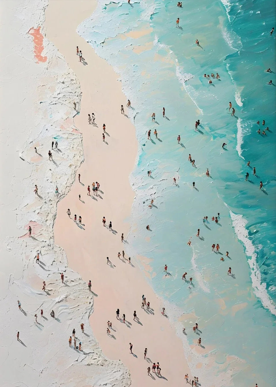 Kit Quadros Modernos Azul Praia