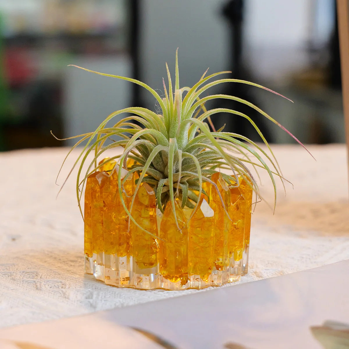 Tigela Energética de Cristais Naturais – Gerador de Energia Feng Shui para Meditação e Decoração