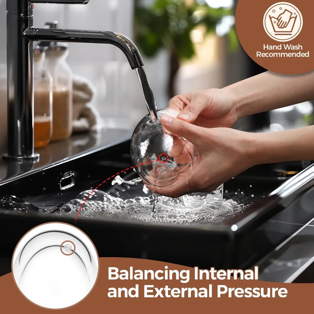 Copos de Vidro Duplo Térmico para Café e Bebidas