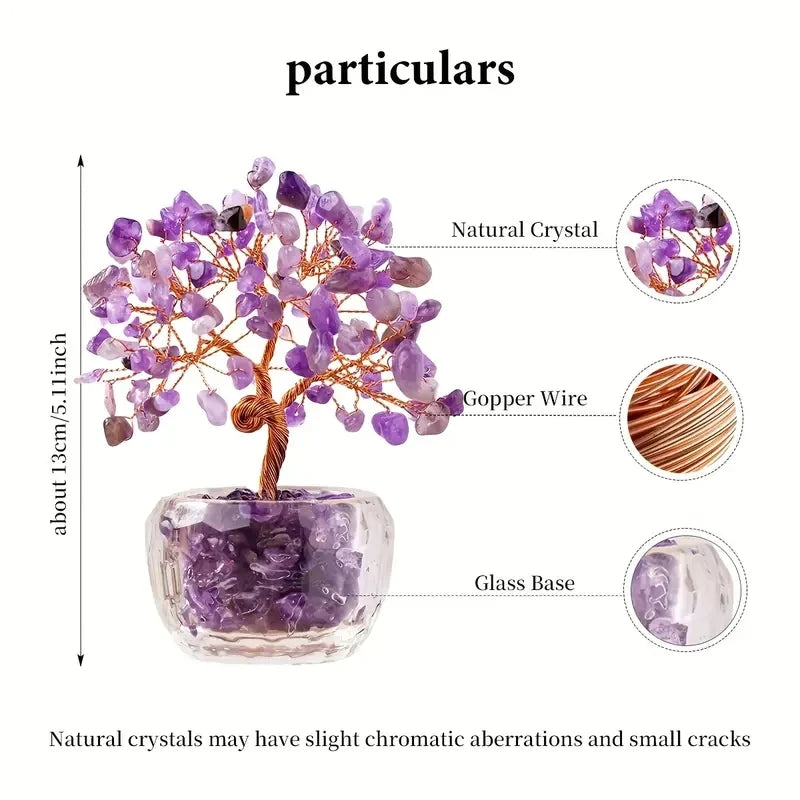 Árvore da Fortuna em Cristais Naturais – Árvore da Vida