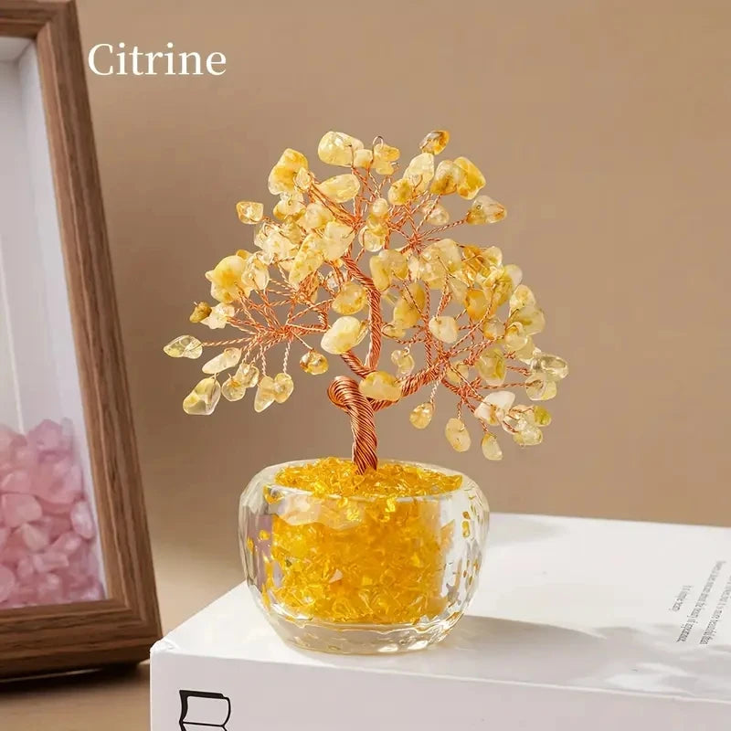 Árvore da Fortuna em Cristais Naturais – Árvore da Vida