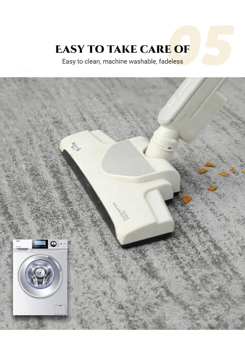 Tapete Moderno Geométrico Colorido para Sala – Antiderrapante e Lavável