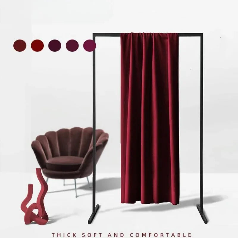 Cortina Veludo Burgundy Imperial