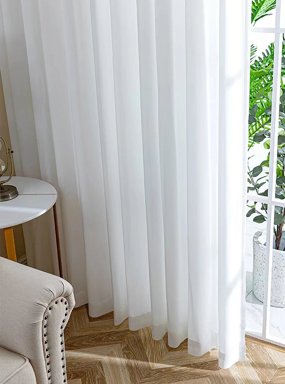 Cortina Branca Premium em Voil Luxo