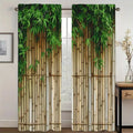 Cortina Decorativa Bambu Moderno