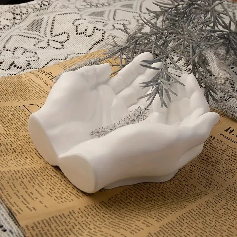 Molde de Silicone Mãos – Porta-Velas, Joias e Artesanato em Resina (DIY)