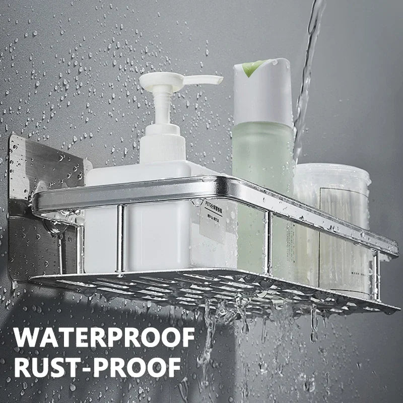 Prateleira de Canto para Banheiro Adesiva