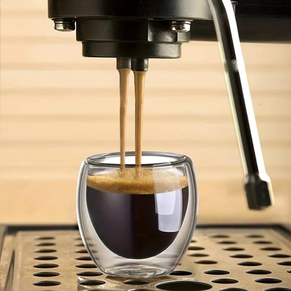 Copos de Vidro Duplo Térmico para Café e Bebidas