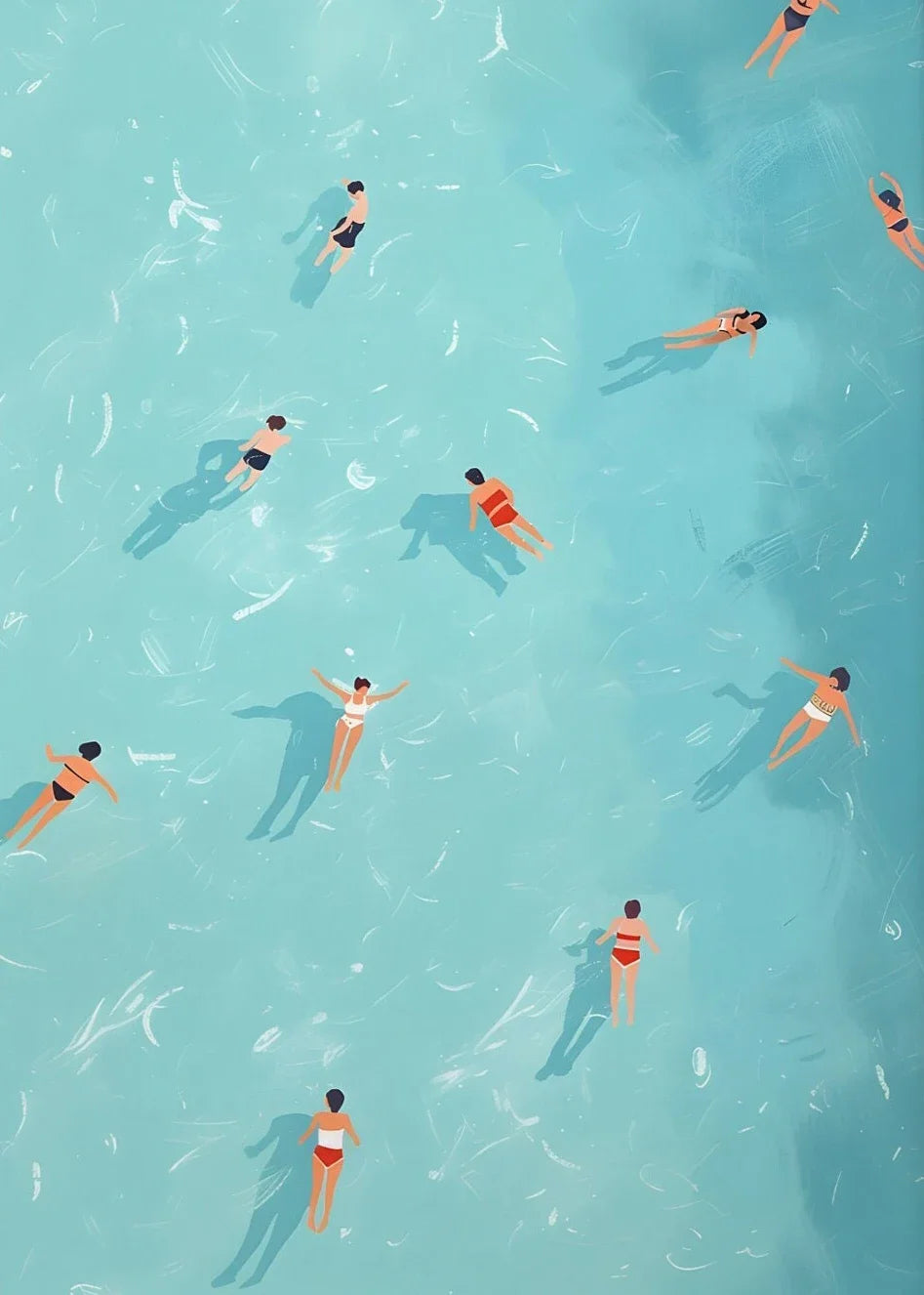 Kit Quadros Modernos Azul Praia