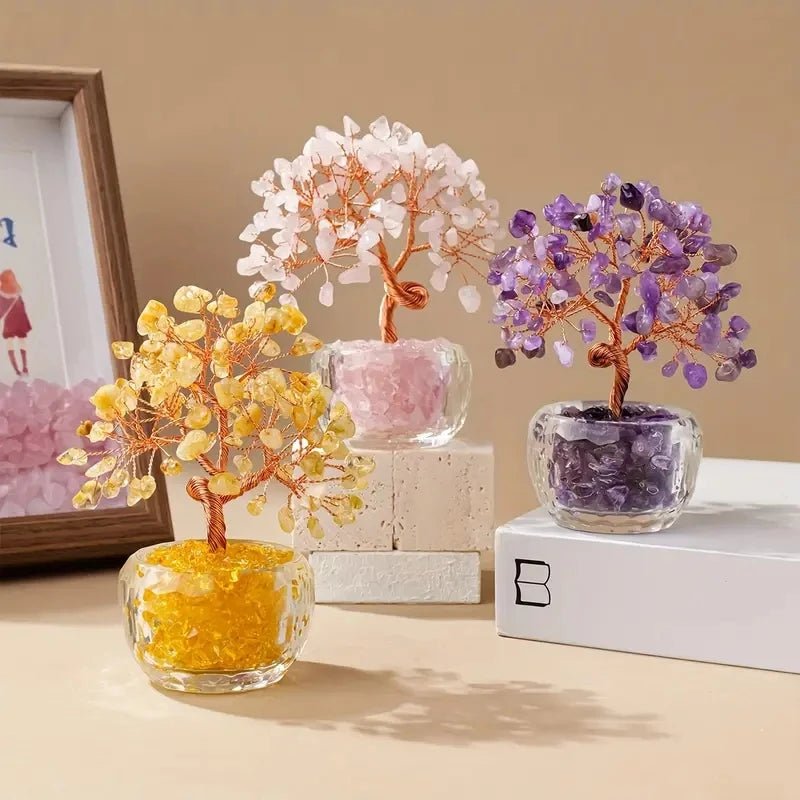 Árvore da Fortuna em Cristais Naturais – Árvore da Vida