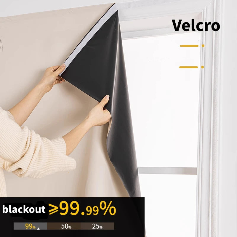Cortina Blackout Adesiva 100% – Instalação Sem Furadeira