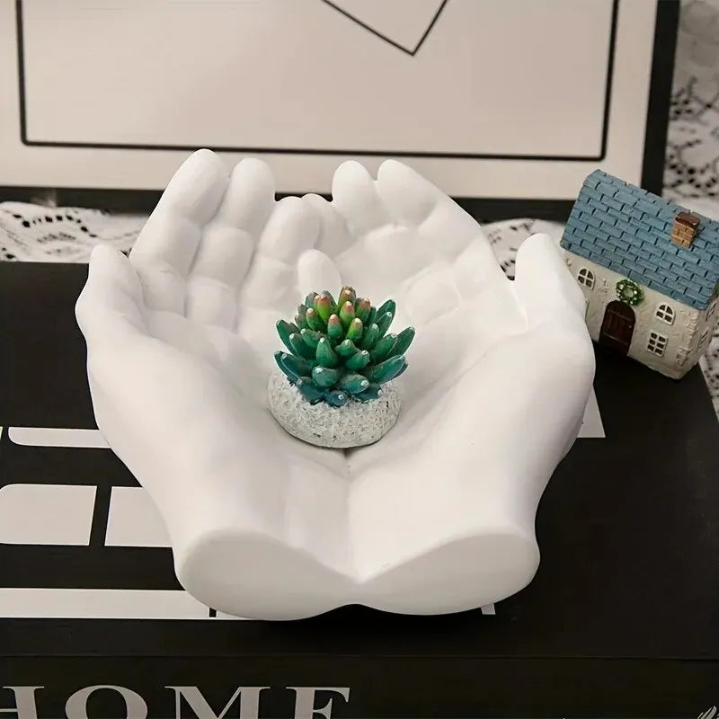 Molde de Silicone Mãos – Porta-Velas, Joias e Artesanato em Resina (DIY)