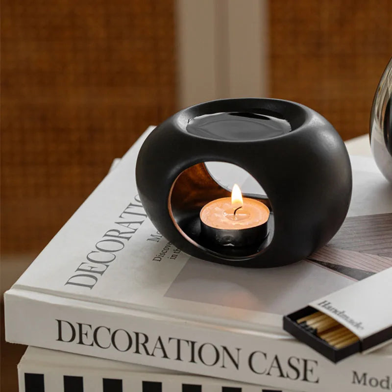 Queimador Aromático em Cerâmica para Velas