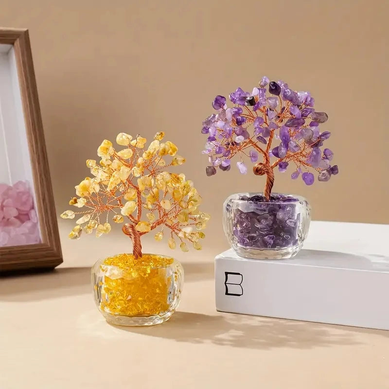 Árvore da Fortuna em Cristais Naturais – Árvore da Vida